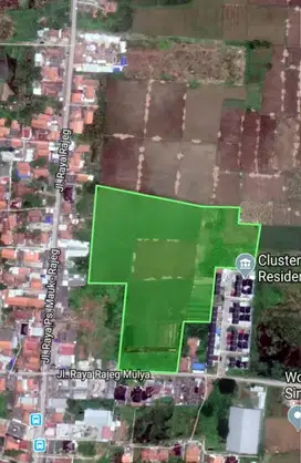 Dijual Tanah 2,3 Ha di Pinggir Jalan Raya Rajeg Tangerang