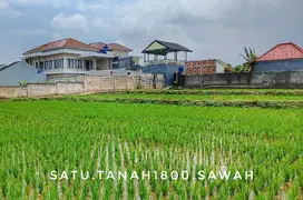 Dijual tanah sawah luas di kota mudah diakses investasi bagus