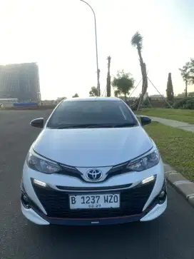 Toyota Yarris TRD SPORT TAHUN 2019 KM 34 RB WARNA PUTIH