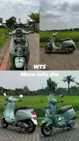 Vespa primavera 2020 hijau telur asin