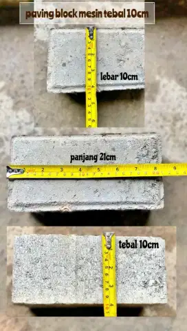 Paving block mesin 10cm