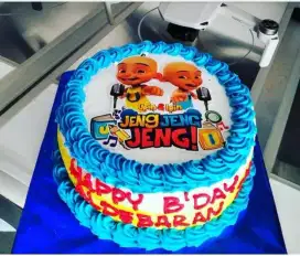 Kue ultah upin-ipin Jreng