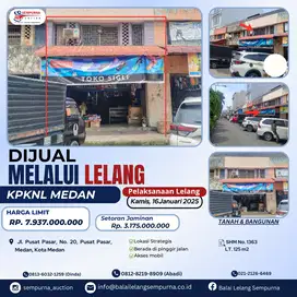 Di Jual Melalui Lelang Ruko Di Kota Medan