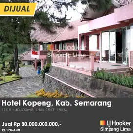 Hotel di Kopeng, Salatiga cocok untuk Investasi