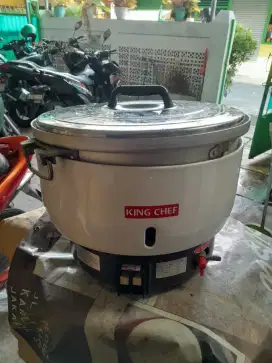 Rice gas cooker king chef 10Liter kondisi istimewa