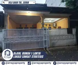 DIJUAL RUMAH 1 LANTAI DI VILLA DAGO TOL SERUA -AH776