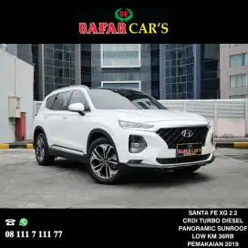 Hyundai Santa Fe Diesel 2019 XG 2.2 Turbo Low Km Rendah Termurah