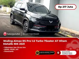 SIAP PAKAI !!! WULING ALMAZ RS PRO TURBO 7SEATER 2021 / 2022 HITAM