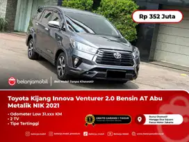 [ LOW KM ] Toyota Kijang Innova Venturer 2.0 Bensin AT Abu 2021/2022