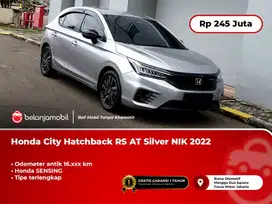 [KM ANTIK 16RB] Honda City Hatchback HB RS Sensing AT Silver NIK 2022