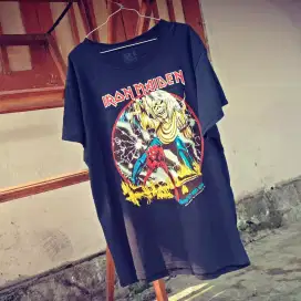 VINTAGE 1982 IRON MAIDEN RESIZE L KOLEKSI KAOS TSHIRT Murah