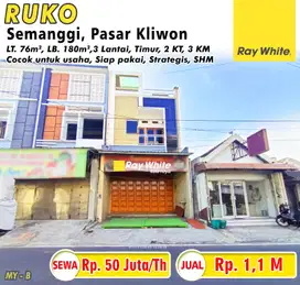 Ruko 3 Lantai Siap Huni Lokasi Semanggi Pasar Kliwon Strategis