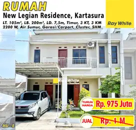 Rumah Cluster 2 Lantai Siap Huni New Legian Residence Kartosuro