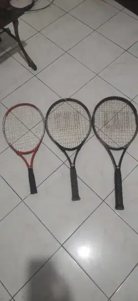 Raket tenis wilson 3pcs utk pemula,semi pro,pro harga murah merintih