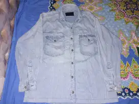 Baju Pakaian Kemeja Jeans Vintage Import Boy London Original