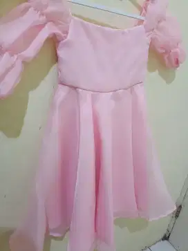 Dress pink anak