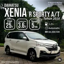 Daihatsu Xenia R Sporty 2018 a/t B  pjk okt 2025 ganjil km 83rb rec