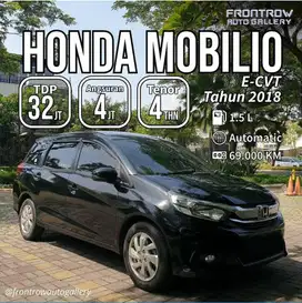 Mobilio E 2018 CVT hitam tgn 1 B genap km 69rb pjk maret 2025