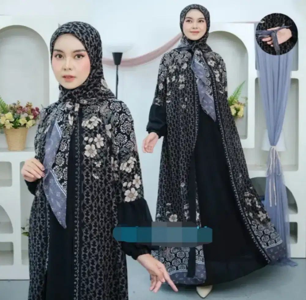 Gamis furing free hijab