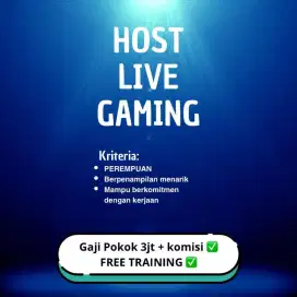 Kerja Offline Host Gaming Tiktok