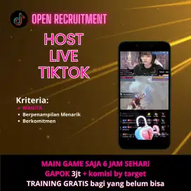 Kerja Main Game Jadi Host Live