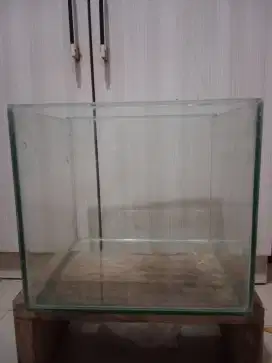 Aquarium ikan. Aquarium kaca. Tempat ikan.
