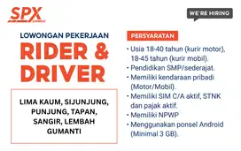 LOKER KURIR AREA SUMBAR