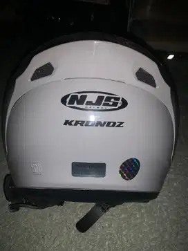 Dijual 1 Helm NJS kronoz uk M Abu - Abu Kilat & tas helm-box
