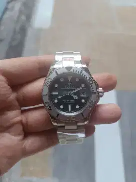 Jam Tangan Rolex Yacht Master Dark Rhodium Otomatis