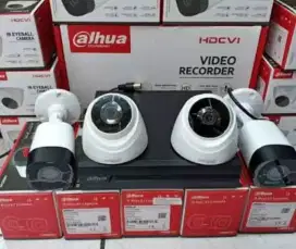 PASANG CCTV 4 CAMERA LENGKAP