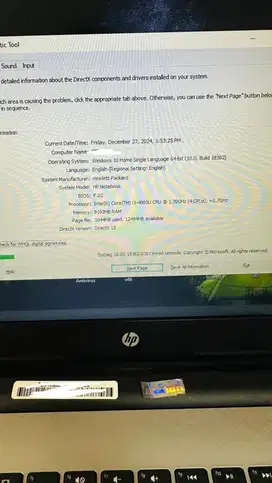 Laptop HP 14inch