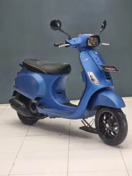 TERMURAH‼️ Vespa S125 Facelift LED 2021 Matte blue
 Mustika motor