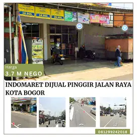 Indomaret Aktif Di Jual Di Kota Bogor Pinggir Jalan Padat Dan Ramai