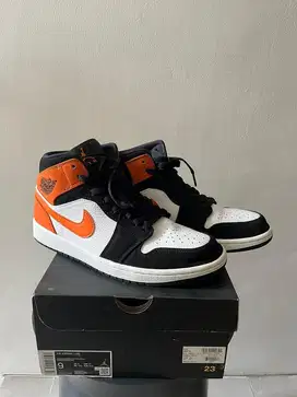 Nike Air Jordan 1 Mid Orange Original