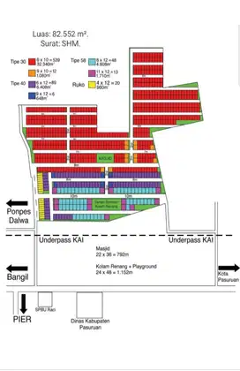 Dijual Tanah Strategis Bangil Raci