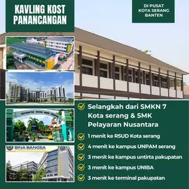 KAVLING KOST-KOSTAN DI PUSAT KOTA SERANG