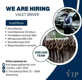 Driver Valet / Sopir / Supir