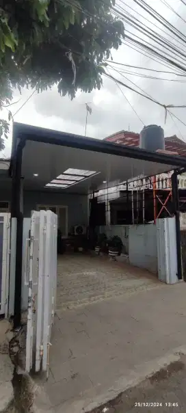 Kanopi holo galvanis dan plafon pvc