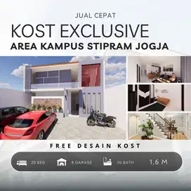 Dijual Kost Exclusive, 5 Menit Kampus STIPRAM Jogja