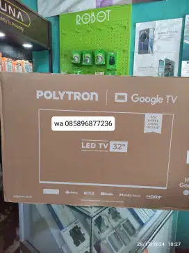 Google tv Polytron 32 inch garansi resmi promo