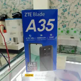 ZTE Blade A35 4+8/64 BARU garansi resmi 1th bisa TT atau Kredit