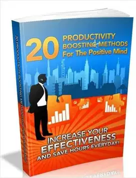 E-Book  20 Productivity Boosting Methods for The Positive Mind