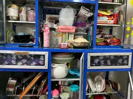 Lemari Rak Piring Aluminium - Doraemon