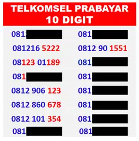 Telkomsel 10 digit