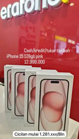 iPhone 15 128GB New iBox Erafone Pemalang