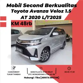 Toyota Avanza Veloz 1.5 AT 2020 L/1' 2025