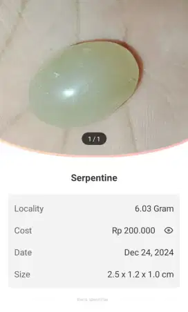 BATU PERMATA CINCIN SERPENTINE