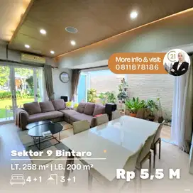 Rumah minimalis Bintaro jaya dengan taman siap hu