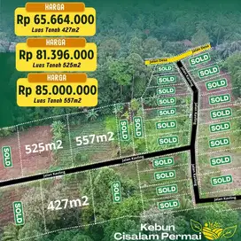 Tanah Kavling Kebun Cisalam Permai -  Baros