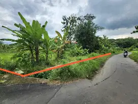 Tanah Komersil Murah Akses Bagus Dekat Wisata Waduk Cengklik